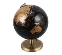 HOODANCOS Globo Terráqueo Estilo Europeo De Lujo Decoración Giratoria Para Mesa De Escritorio Adorno De Globo De Geografía Vintage Para Hogar y Oficina