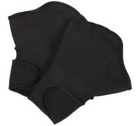 HOODANCOS Guantes de Natación de Nylon Ajustables para Entrenamiento Acuático, Talla M, Color Negro, Manoplas de Natación para Principiantes y Protección de Manos en Actividades Acuáticas