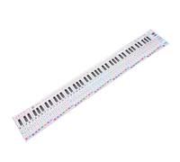 HOODANCOS Guía Práctica para Teclado Piano Principiantes Diseño de Teclas y Material en Papel, Tabla Referencia y Ayuda Didáctica para Estudiantes y Aprendizaje Musical