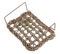 HOODANCOS Hamaca para Reptiles de Fibras Naturales 20X15 CM Antideslizante para Dragón Barbudo y Lagartos Cama Colgante Transpirable para Terrarios Accesorios para Reptiles