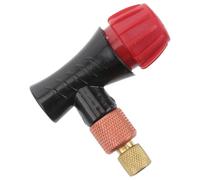 HOODANCOS Inflador de Neumáticos 16g Rosca 3/8-24, Válvula Doble Uso para Bicicletas Carretera y Montaña, Cabezal Adaptador Americano y Francés para Bomba de Co2, Inflador Portátil