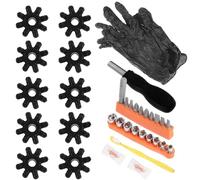 HOODANCOS Juego de 18 Lavadoras para Coche, Arandelas de Plástico Flexibles para Columna de Dirección, Juntas Pequeñas y Prácticas para Reparación de Acopladores en Automóviles de Marca