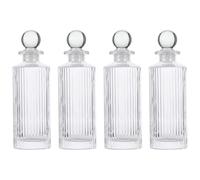 HOODANCOS Juego de Botellas Difusoras de Vidrio de 150 Ml Rellenable para Aromaterapia Diseño Clásico y Material Sintético Adecuado para Hogares y Bodas