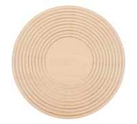 HOODANCOS Juego de Herramientas de Cerámica de Madera Figuras Geométricas Concéntricas para Corte Versátil y Modelado en Escuelas y Estudios de Alfarería