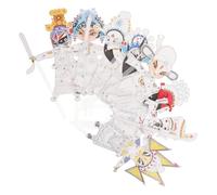 HOODANCOS Kit de 8 Marionetas de Sombra Tradicionales Chinas para Manualidades, Modelo de Marioneta de Mano DIY para Colorear, Juego Educativo Artístico Decoración Cultural del Hogar