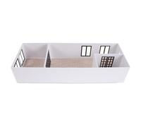 HOODANCOS Kit de Construcción Manual para Montaje y Diseño Arquitectónico con Planos de Planta Detallados para Miniatura de Apartamento Interior