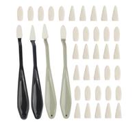 HOODANCOS Kit de Difuminadores para Dibujo Cabezales de Esponja y Borrador de Papel Abs, Herramienta Portátil para Mejorar Habilidades Artísticas en Bocetos y Manualidades