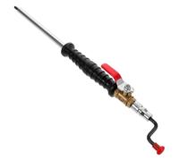 HOODANCOS Mandril de Aire para Neumáticos de Coche de Aleación de Zinc, Conexión Rápida Manivela para Inflado Fácil y Rápido, Inflador para Válvulas, Herramienta Portátil para Mantenimiento