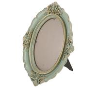 HOODANCOS Marco de Fotos Retro Ovalado de Resina 21x26 Cm Marco Vintage Antiguo Color Cobre para Pared y Escritorio Decoración Hogar Dormitorio Sala Comedor Imágenes