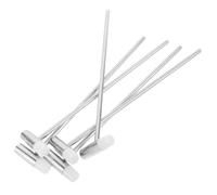 HOODANCOS Martillo Auxiliar para Bloques de Construcción Pequeño 19 Cm, 5 Piezas de Mazo de Plástico para Herramientas Relojero y Manualidades de Bricolaje