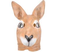 HOODANCOS Máscara de Halloween de Látex Diseño Divertido de Cara Completa para Carnaval y Fiestas, Crea Ambiente Activo y Es Ecológica