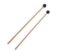 HOODANCOS Mazas para Marimba con Cabeza de Hilo y Mango de Plástico 1 Par de Baquetas de Percusión para Xilófono y Campanas Tubulares Accesorio Ligero para Enseñanza y Práctica
