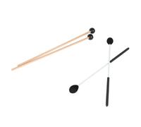 HOODANCOS Mazos de Percusión para Marimba 4 Piezas Set Varillas de Madera de Arce y Cabezas de Goma, Accesorios para Xilófono Ideales para Principiantes y Educación Infantil