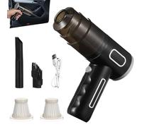 HOODANCOS Mini Aspiradora de Mano sin Cable Succión Fuerte y Batería de 2000mah para Limpieza Hogar y Coche, Portátil y Multifuncional en Plástico Negro