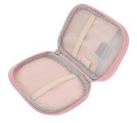 HOODANCOS Mini Botiquín de Primeros Auxilios Portátil Pequeño Color Rosa Bolsa de Almacenamiento de Medicamentos Apertura Amplia para Senderismo Hogar y Viajes