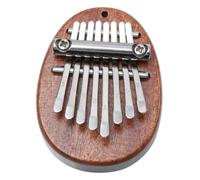 HOODANCOS Mini Kalimba de Madera para Principiantes, Piano de Pulgar Portátil 8 Teclas, Instrumento de Música Fácil de Operar y Ligero para Niños y Adultos