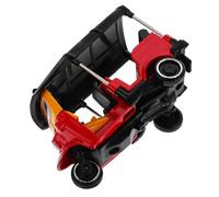 HOODANCOS Modelo de Triciclo Vintage de Aleación Rojo Decoración Retro para Escritorio y Vitrina Adorno Ligero de Coche Clásico para Hogar y Oficina