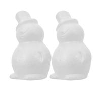 HOODANCOS Molde de Blanco de Espuma de Poliestireno 2 Piezas para Manualidades DIY Navideña y Ambiente Festivo de Navidad