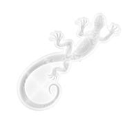 HOODANCOS Molde de Silicona para Resina Gecko Decorativo para Pared Molde DIY para Crear Adornos con Resina Epoxi y Diversos Accesorios