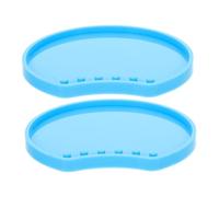 HOODANCOS Moldes de Silicona para Resina Epoxi 2 Piezas Moldes DIY para Decoración de Diademas y Accesorios Flexible y Reutilizable para Manualidades de Orejas Cartoons