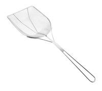 HOODANCOS Pala de Acero Inoxidable para Reptiles Cuchara Filtrante de Arena Resistente y Duradera para Limpieza de Excrementos Terrarios Compacto para Acceso Rincones para Sustrato de