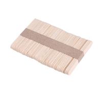 HOODANCOS Palitos de Madera para Manualidades 50 Unidades, Madera Beige Acabado Fino Asperezas, Ideales para Proyectos Creativos y Aprendizaje de Colores