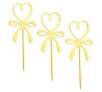 HOODANCOS Palitos para Remover Cera de Acero Inoxidable 3 Piezas, Varillas Mezcladoras para Manualidades y Sellos, Color Rosa, Utensilios Multiusos para Mezclar Cera Caliente y Reutilizable