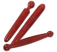 HOODANCOS Palos de Masaje de Madera Rosewood 3 Piezas Forma Tradicional para Masaje de Pies y Acupresión, Promoviendo la Circulación Sanguínea mientras Ves Televisión Varios estilos