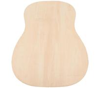 HOODANCOS Panel de Madera Superficie en Blanco Forma de Calabaza para Guitarra y Diseño Portátil para Reparaciones y Bricolaje de Guitarras Acústicas y Folk