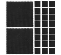 HOODANCOS Paños de Microfibra Ligeros y Fáciles de Guardar en Bolso o Estuche para Limpiar Gafas y Lentes de Cámara 50 sin Rayas Color Negro