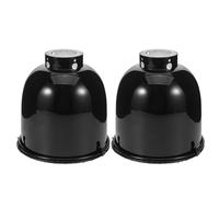 HOODANCOS Pantalla para Lámpara Calefactora de Reptiles 55 Pulgadas Cubierta Antiquemaduras y Rejilla Protectora 2 Piezas para Jaulas y Terrarios Distribución Uniforme del Calor y