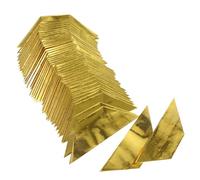 HOODANCOS Papel de Sacrificio Chino Semiacabado 1000 Piezas Lingotes Dorados 11,5x4 Cm para Culto Antepasados y Rituales Tradicionales de Adoración