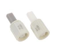 HOODANCOS Parachoques para asiento de inodoro 2 piezas plásticas con amortiguación de ruido, fácil reemplazo, compatibles con bisagras y uso en baño