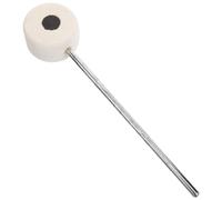 HOODANCOS Pedal de Bombo de Repuesto de Fieltro, Accesorio para Batería y Percusión, Cabeza Mediana de Maza Plateada, Suministros para Instrumentos de Percusión, Adecuado para Bateristas