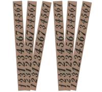 HOODANCOS Pegatinas para Tambores de Lengua Etéreo de Papel, 6 Piezas de Notas Musicales para Práctica, Accesorio Seguro para Aprendizaje y Ejercicios en Percusión de Acero