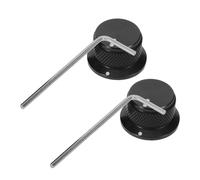 HOODANCOS Perillas de Potenciómetro de Aluminio Compatibles Amplificadores Juego de 2 Perillas Giratorias de Volumen y Tono Accesorios para Instrumentos Musicales para Guitarra