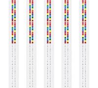 HOODANCOS Pestañas Adhesivas de Color Alfabeto para Cuaderno, 30 Hojas Pet Prácticas y Resistentes Que No Se Deforman, Ideales para Oficina y Escuela