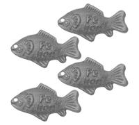 HOODANCOS Pez de Hierro para Cocinar 4 Piezas Suplemento Natural de Hierro de Grado Alimenticio para Dietas Veganas Deportistas Embarazadas Herramienta Segura para Mejorar la Salud Familiar