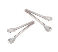 HOODANCOS Pinza para Pan de Acero Inoxidable Diseño de Gran Sujeción y Superficie Ancha, Adecuado para Barbacoa y Fiestas en Casa o Hotel