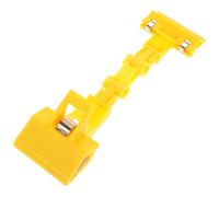 HOODANCOS Pinza para Tablero de Dibujo de Plástico Abrazadera Artística de Doble Cabezal Clip para Sujetar Copias y Bocetos Soporte Multifuncional para Pinturas y Dibujos Uso para