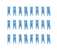 HOODANCOS Pinzas De Madera Mini 2,5 Cm Clip para Fotos Azul Claro Clips para Ropa Manualidades Decorativas 200 Unidades para Fiestas Cumpleaños Bodas Hogar Oficina