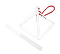 HOODANCOS Pirámide de Canto Cristal Colgante con Instrumento de Percusión para Terapia Sonora Ayuda de Mindfulness para Yoga y Meditación Casa Decoración Musical Portátil