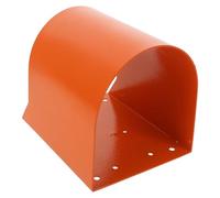 HOODANCOS Protector de Pedal Industrial de Acero Inoxidable Naranja, Resistente al Agua y Fácil de Montar para Automatización y Fabricación en Entornos Industriales
