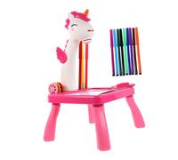 HOODANCOS Proyector para Dibujar Mesa De Proyección para Tablero De Dibujo Unicornio