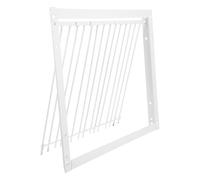 HOODANCOS Puerta de Jaula Fácil de Limpiar y Mantener Diseño Grueso para Aves de Hierro Blanco Adecuado para Jaulas de Interior y Aves de Carreras