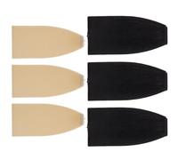 HOODANCOS Puntas de Plástico para Varilla de Violín y Violonchelo, Kit de 6 Piezas (3 Negras y 3 Claras), Accesorios para Violín y Viola, Repuestos Duraderos para Músicos y Reparación