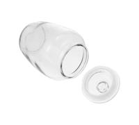 HOODANCOS Recipiente de Vidrio Transparente de 2200 Ml Sellado Hermético, Frasco Grande para Almacenar Miel y Alimentos, Adecuado para Cocina y Organización del Hogar