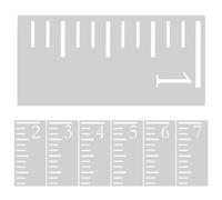 HOODANCOS Regla De Plástico Plantillas De Crecimiento Ideal Para Decoración y Infantiles