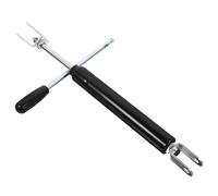 HOODANCOS Resorte de Gas para Silla Oficina 370mm Recorrido 8cm 350n Barra Hidráulica de Repuesto para Reparación Silla Jefe Salón Peluquería Accesorio Varilla Ajustable Robusta