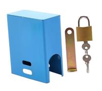 HOODANCOS Sistema de Bloqueo 1 Set de Hierro Azul de Grifo Exterior Protección Anticaída para Grifos en Jardines y Propiedades de Alquiler